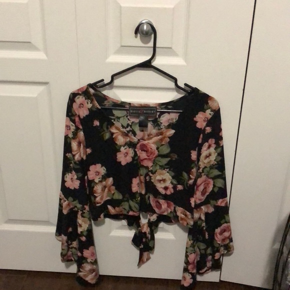 Long sleeve floral shirt - Picture 1 of 4